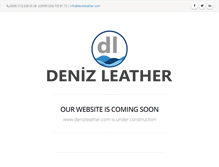 Tablet Screenshot of denizleather.com